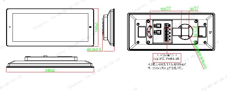 Senptec KP1202 instrument cluster