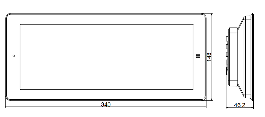 12.3’inch Control Panel KP1202